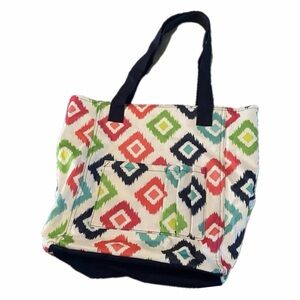 thirty-one Diamond Print Zip Up Tote Bag